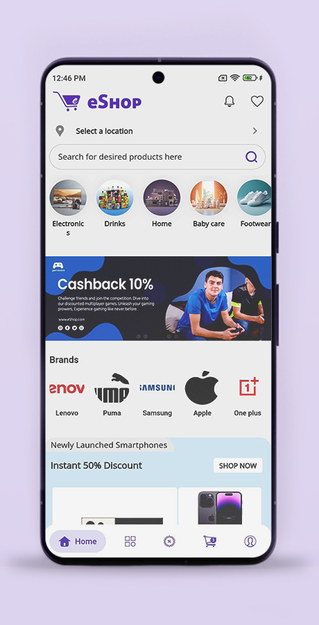 Application mobile e-commerce COD Algérie
